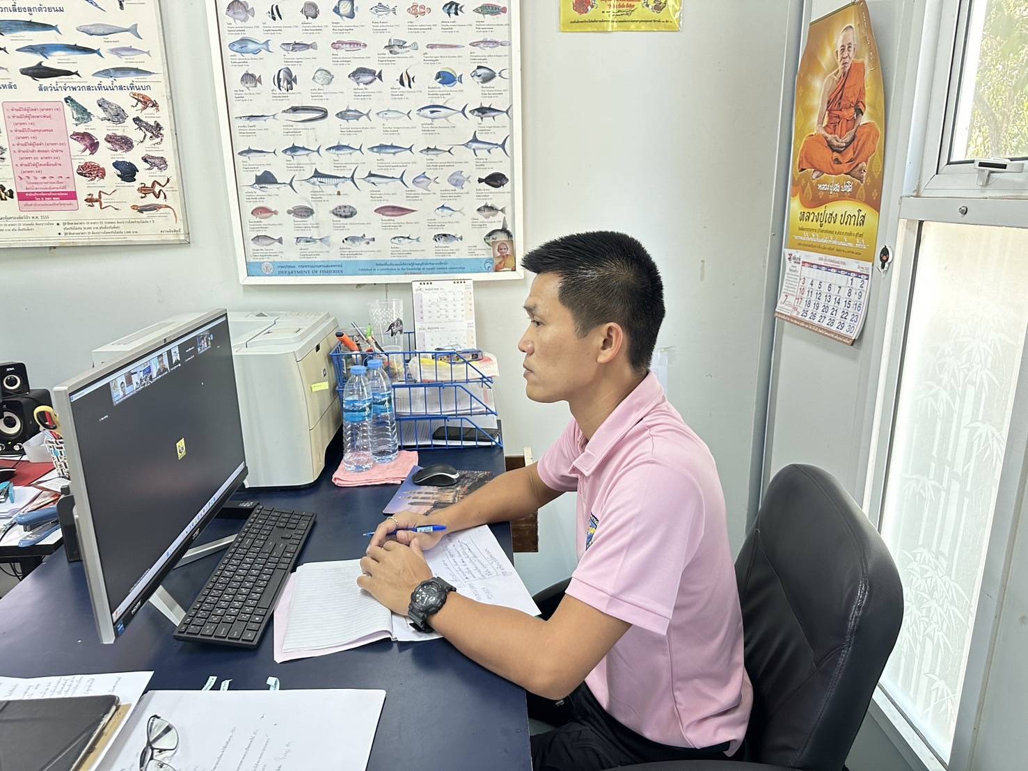 ประชุมคณะกรรมการขับเคลื่อนนโยบายของกรมประมง ในพื้นที่จังหวัดศรีสะเกษ