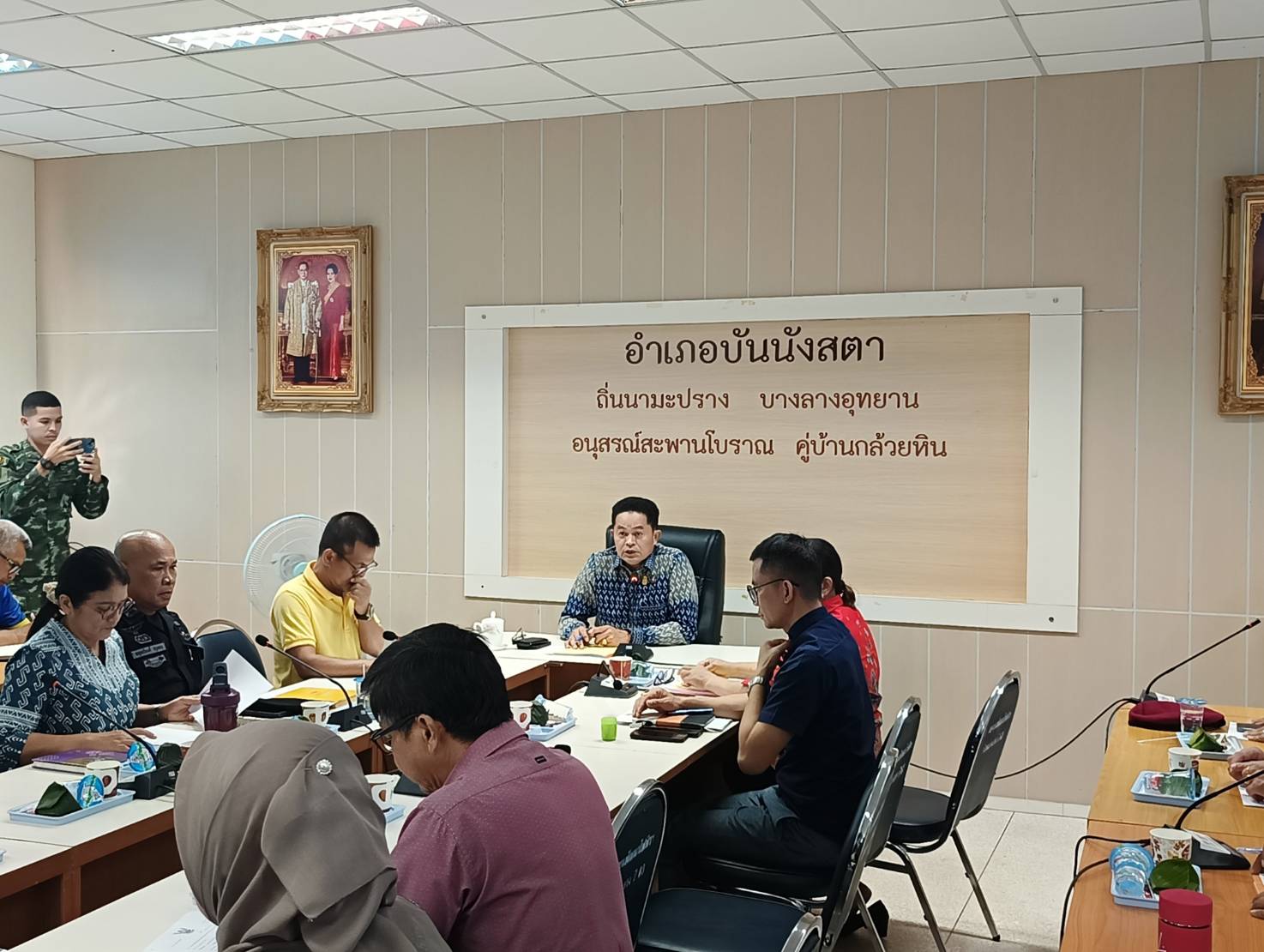 ภาพกิจกรรมเข้าร่วมประชุม หัวหน้าส่วนราชการ คณะกรรมการบริหารงานอำเภอแบบบูรณาการ