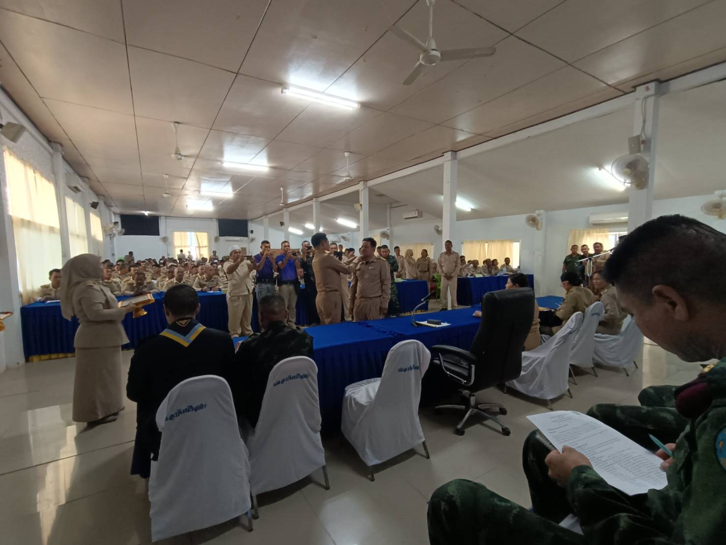 ภาพกิจกรรมเข้าร่วมประชุม กำนันผู้ใหญ่บ้าน