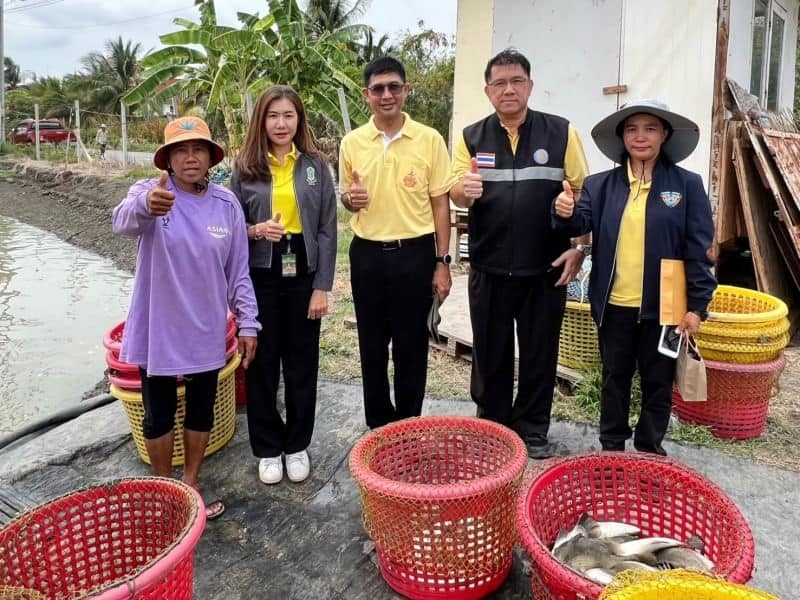 สำนักงานประมงพื้นที่กรุงเทพมหานคร ลงพื้นที่ติดตามการซื้อขายปลากะพง ในโครงการเชื่อมโยงการระบายจำหน่ายปลากะพง ปี 2567 กรุงเทพมหานคร