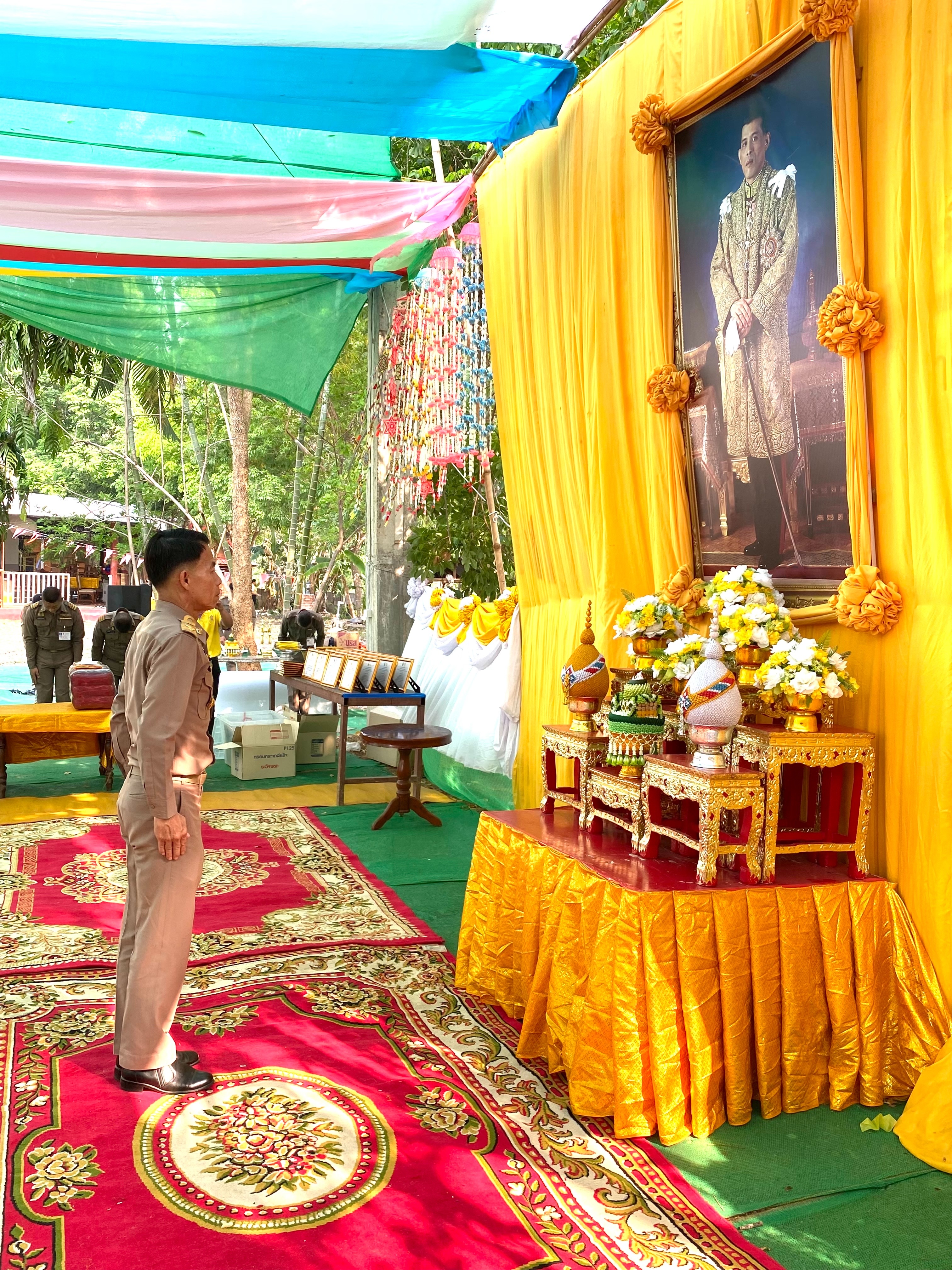 สำนักงานประมงจังหวัดหนองบัวลำภู ร่วมพิธีลาสิกขาตามโครงการบรรพชาสามเณรภาคฤดูร้อน เฉลิมพระเกียรติพระบาทสมเด็จพระเจ้าอยู่หัวฯ