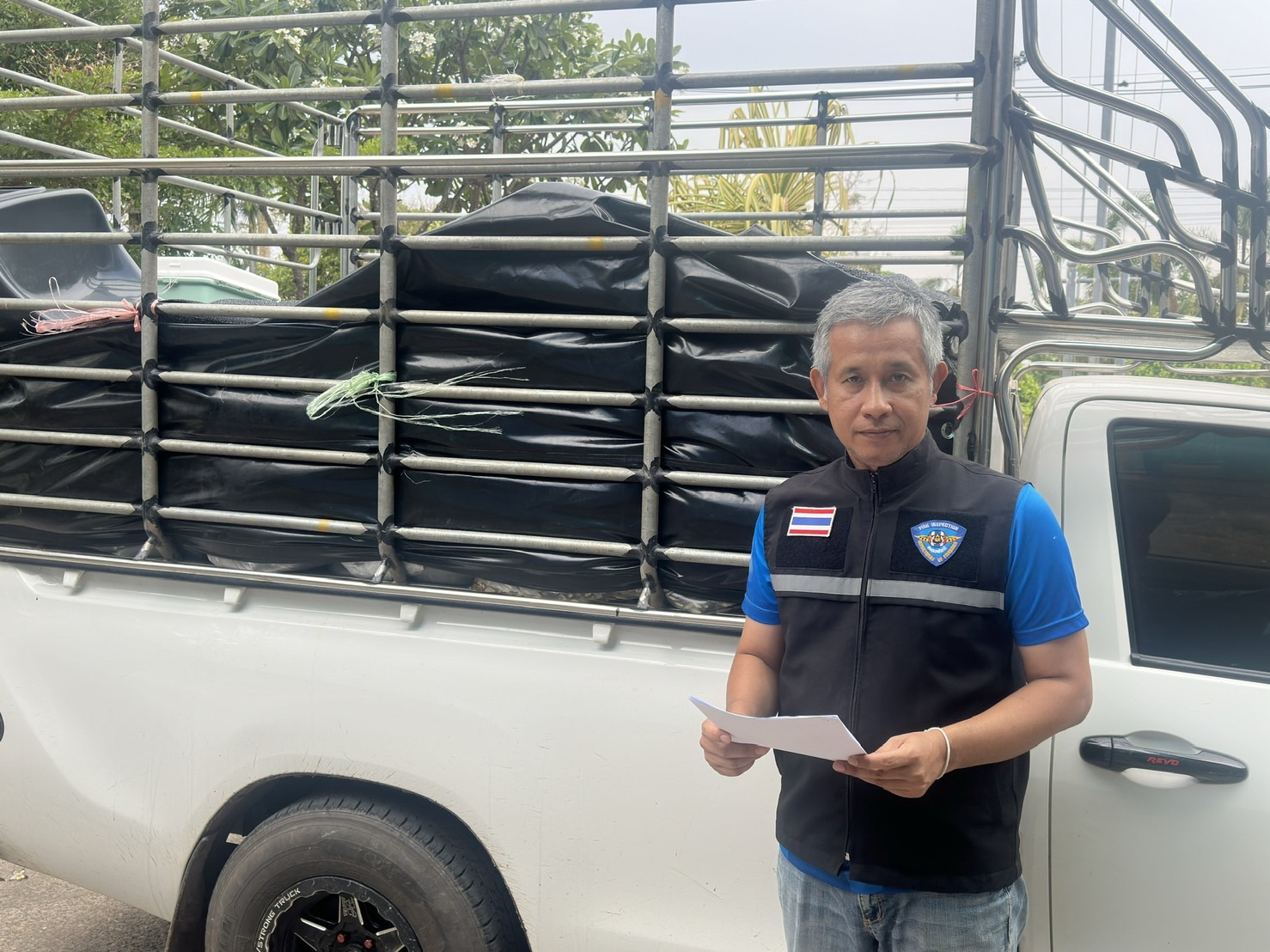 12 พฤษภาคม 2567 ด่านตรวจประมงมุกดาหาร ตรวจสอบสินค้าประมงส่งออกไปยัง สปป. ลาว ณ สะพานมิตรภาพไทย - ลาว แห่งที่ 2 จังหวัดมุกดาหาร..คลิก