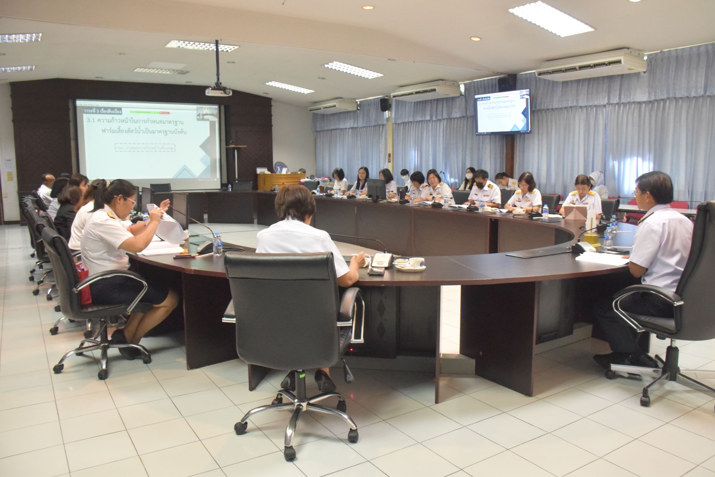 14 พ.ค. 67 ประชุมคณะกรรมการเพื่อดำเนินมาตรการควบคุมสารตกค้างในสัตว์น้ำจากการเพาะเลี้ยง ครั้งที่ 3/2567..คลิก
