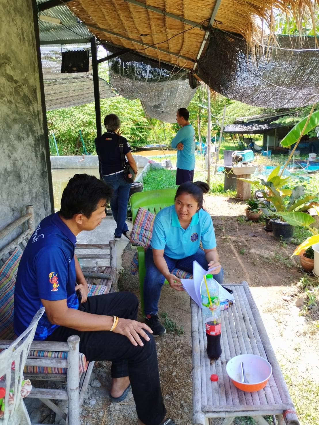 ลงพื้นที่เพื่อดำเนินการตรวจประเมินเพื่อขอหนังสือรับรองสถานที่ทำการเพาะเลี้ยงสัตว์น้ำชนิดที่ใกล้สูญพันธุ์จากธรรมชาติเพื่อการส่งออก ตามมาตรา 65 แห่งพระราชกำหนดการประมง 2558 และที่แก้ไขเพิ่มเติม