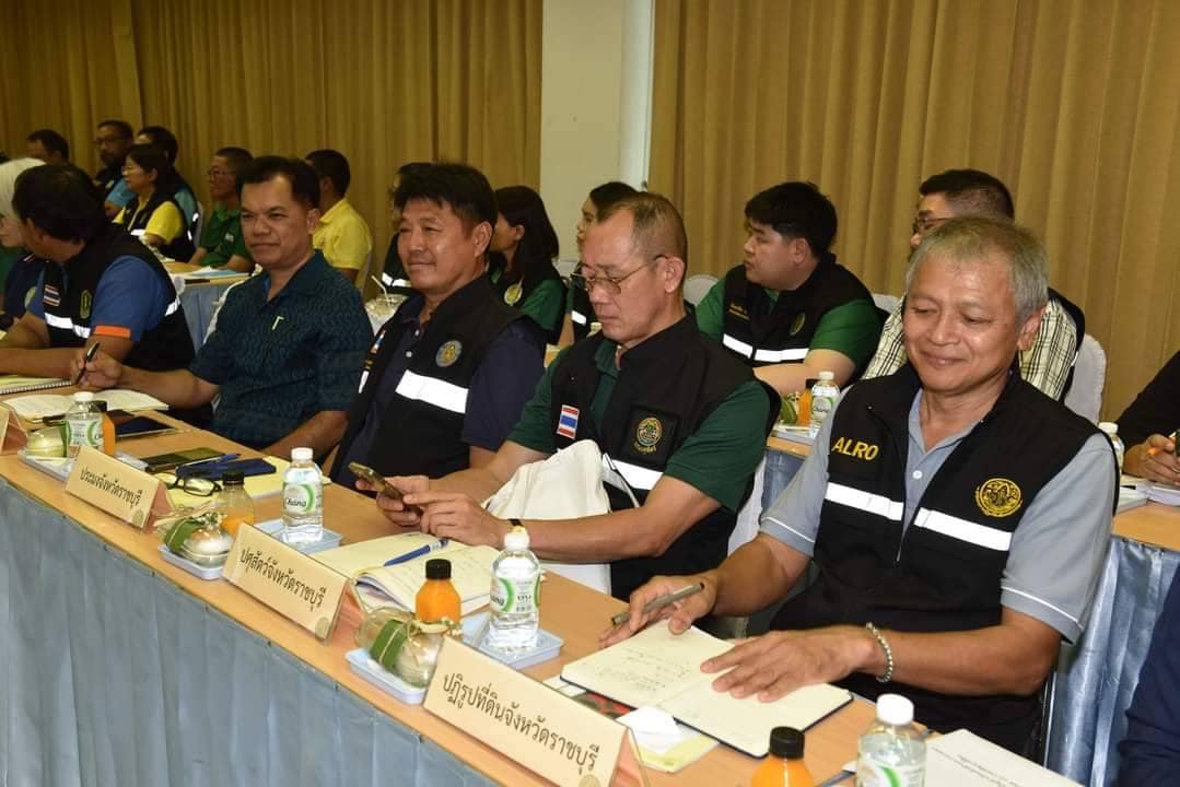 เข้าร่วมประชุมติดตามและแก้ไขปัญหาภัยแล้งด้านการเกษตรเฉพาะกิจ ในพื้นที่จังหวัดราชบุรี