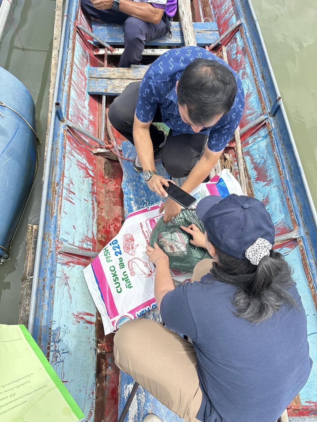 ลงพื้นที่ตรวจเยี่ยมและติดตามการดำเนินโครงการระบบส่งเสริมเกษตรแบบแปลงใหญ่ (สัตว์น้ำจืด) 2567..คลิก