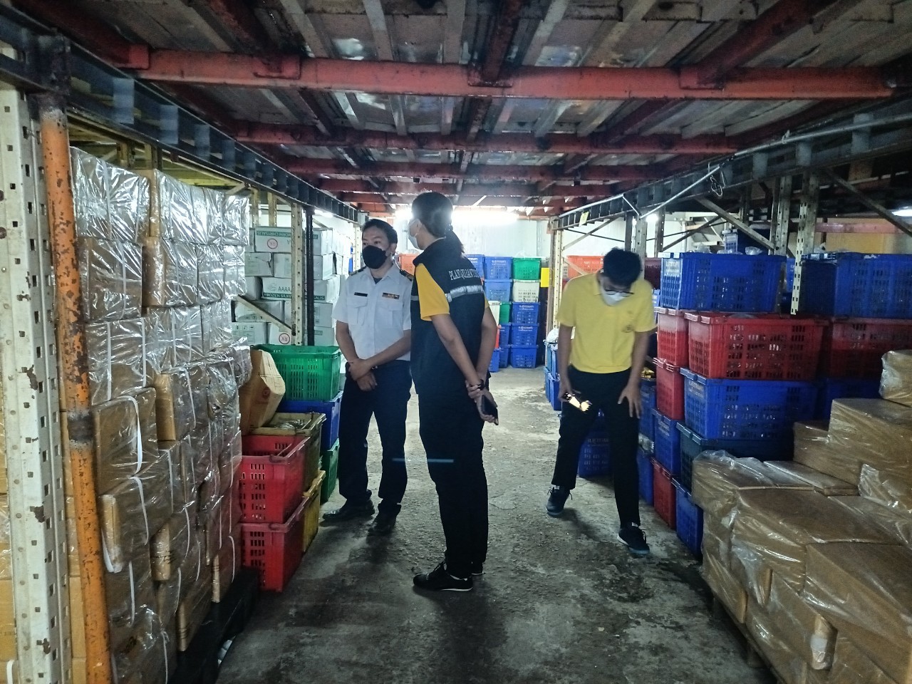 เข้าตรวจสอบห้องเย็นในพื้นที่ อำเภออรัญประเทศ จังหวัดสระแก้ว