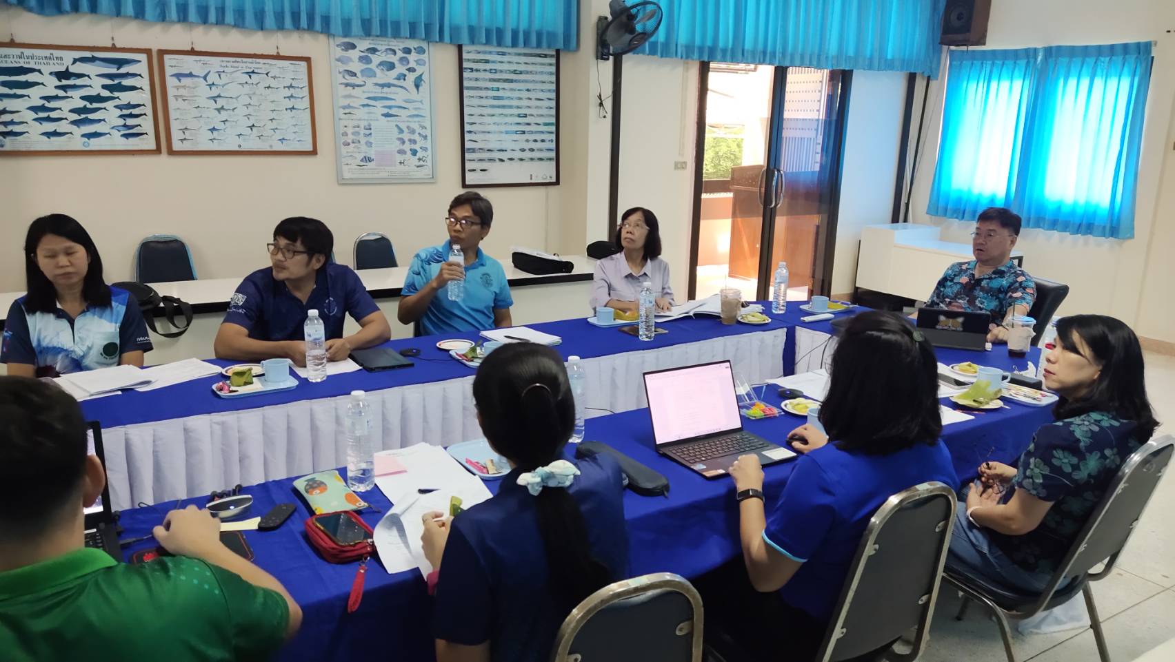 การประชุมคณะทำงานบริหารงานวิจัยและนวัตกรรมด้านพันธุกรรมสัตว์น้ำ