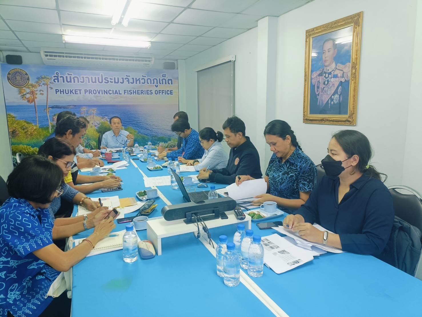 วันที่ 31 พฤษภาคม 2567 เวลา 09.30 น. เข้าร่วมประชุมคณะกรรมการขับเคลื่อนนโยบายของกรมประมง (Fisheries Co-ordinator : FC) จังหวัดภูเก็ต ครั้งที่ 5/2567..คลิก