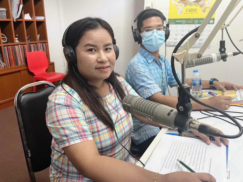 ร่วมประชาสัมพันธ์เกี่ยวกับภารกิจของศูนย์ ฯ ณ สถานีวิทยุ อสมท. จังหวัดพัทลุง..คลิก