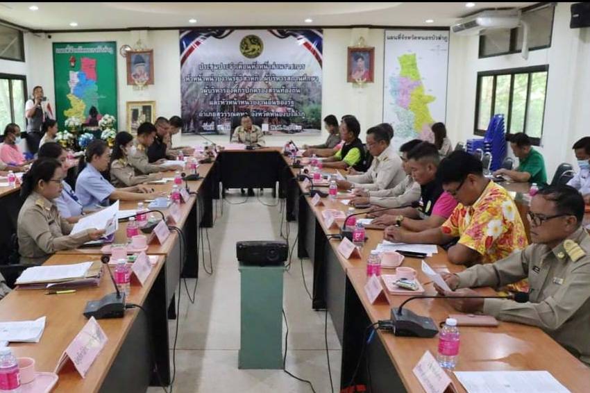 ประมงอำเภอสุวรรณคูหา ร่วมประชุมหัวหน้าส่วนราชการอำเภอสุวรรณคูหา