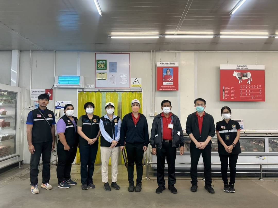 เข้าร่วมตรวจสอบห้องเย็น และสถานที่จำหน่ายอาหาร (food service) ตามนโยบายของรัฐบาล..คลิก