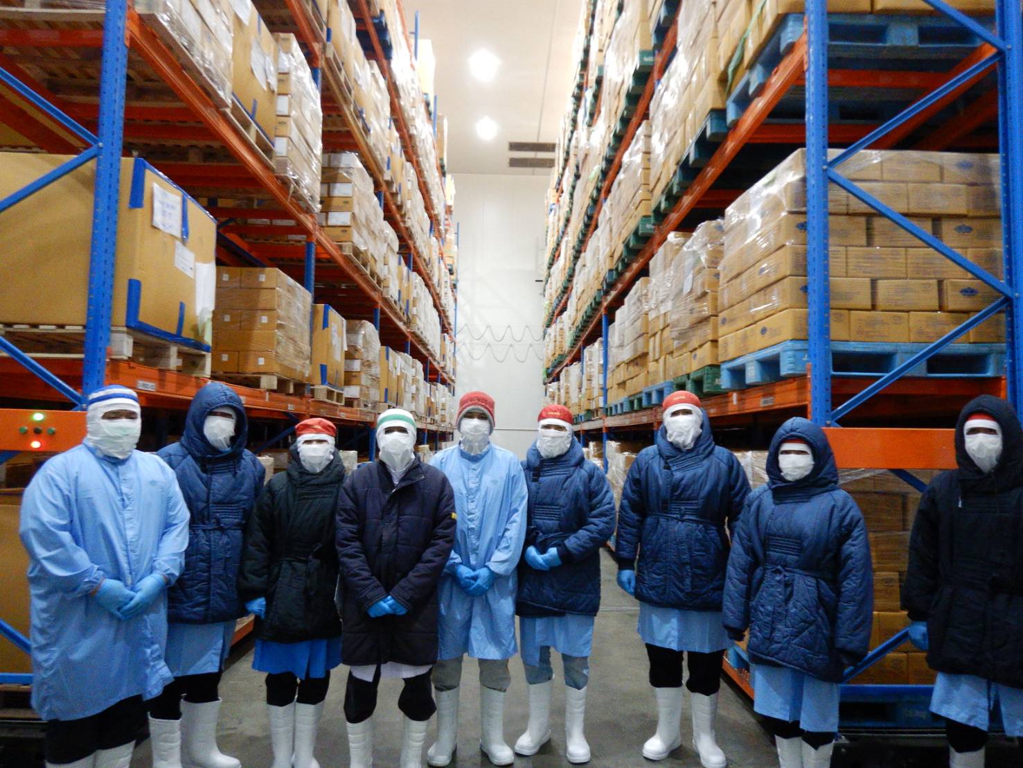 ตรวจสอบห้องเย็นและสถานที่จำหน่ายอาหาร (Food Service) กับเจ้าหน้าที่ปศุสัตว์จังหวัดกาญจนบุรี