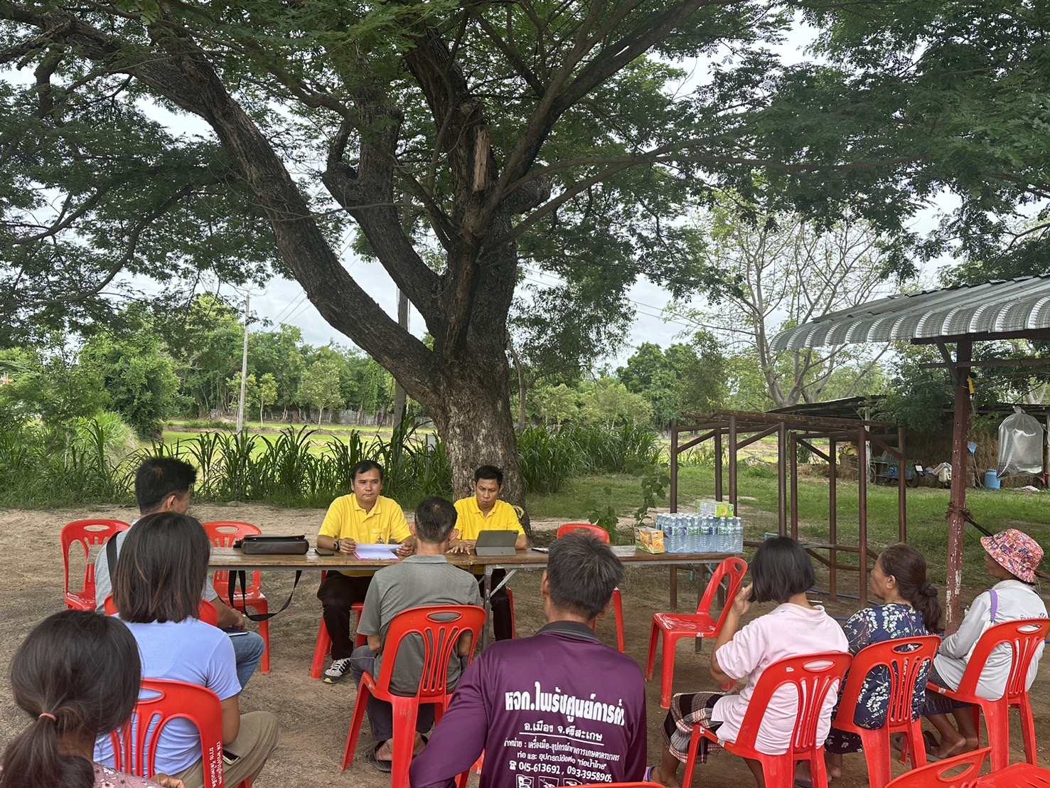 เข้าร่วมประชุมองค์กรชุมชนประมงท้องถิ่นกลุ่มเพาะเลี้ยงปลาบ้านโพนปลัด..คลิก