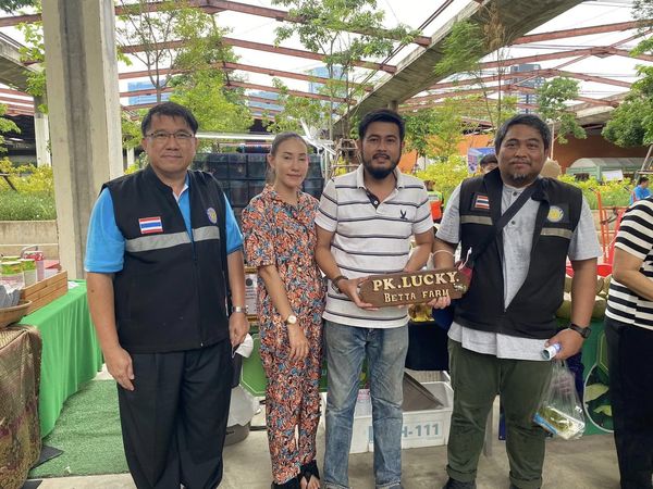 สำนักงานประมงพื้นที่กรุงเทพมหานคร ลงพื้นที่เขตคลองเตย ตรวจเยี่ยมเกษตรกรออกร้านขายสินค้าในงาน “BKK Expo 2024”