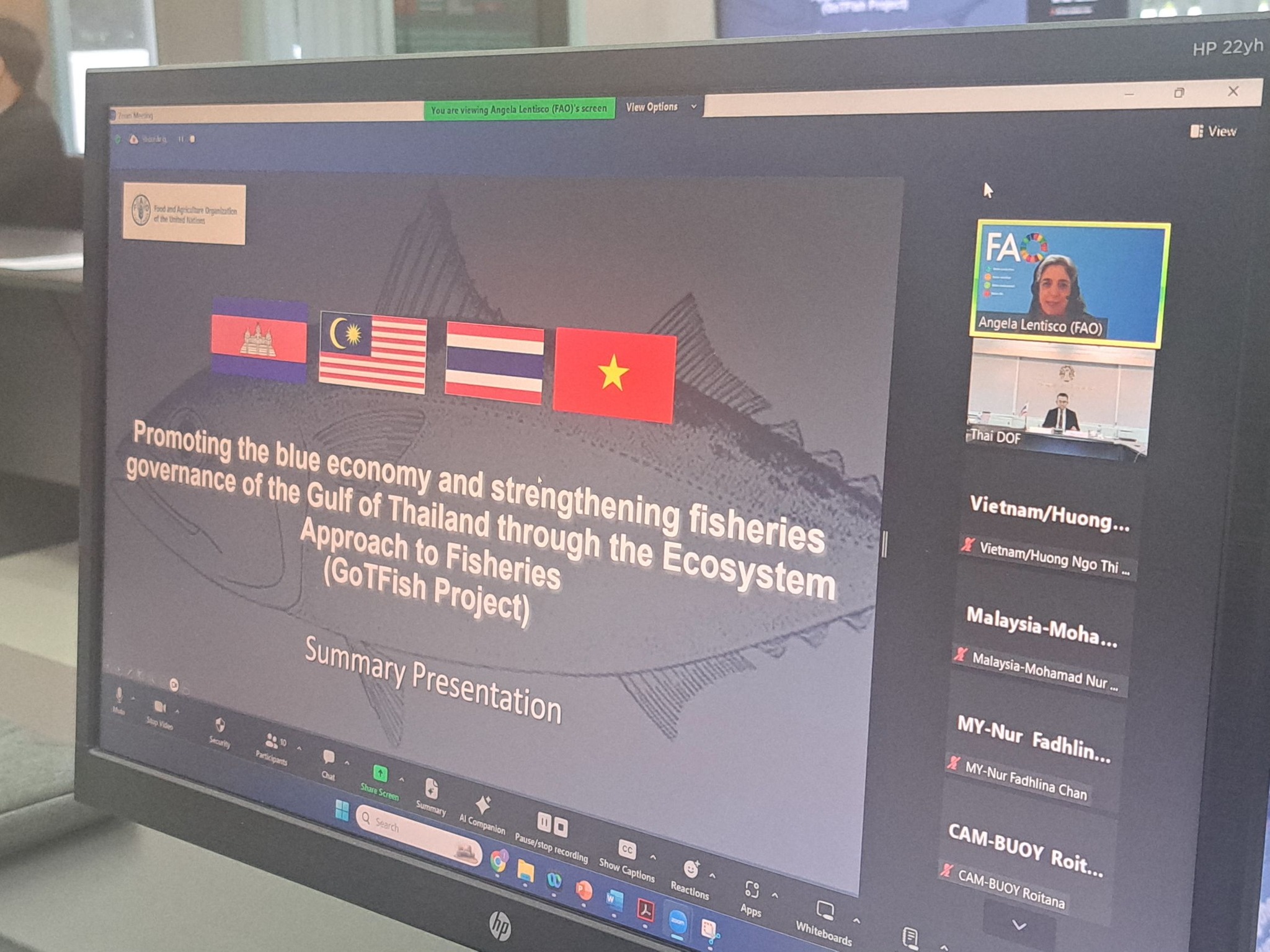 On June 20, 2024, Mr. Cholthisak Chawpaknum, Director of the Fisheries Foreign Affairs Division who serves as the RPOA-IUU National Coordinator for Thailand, chaired the 9th MCS Sub-Regional (Gulf of Thailand) Group Meeting via an online platform..คลิก