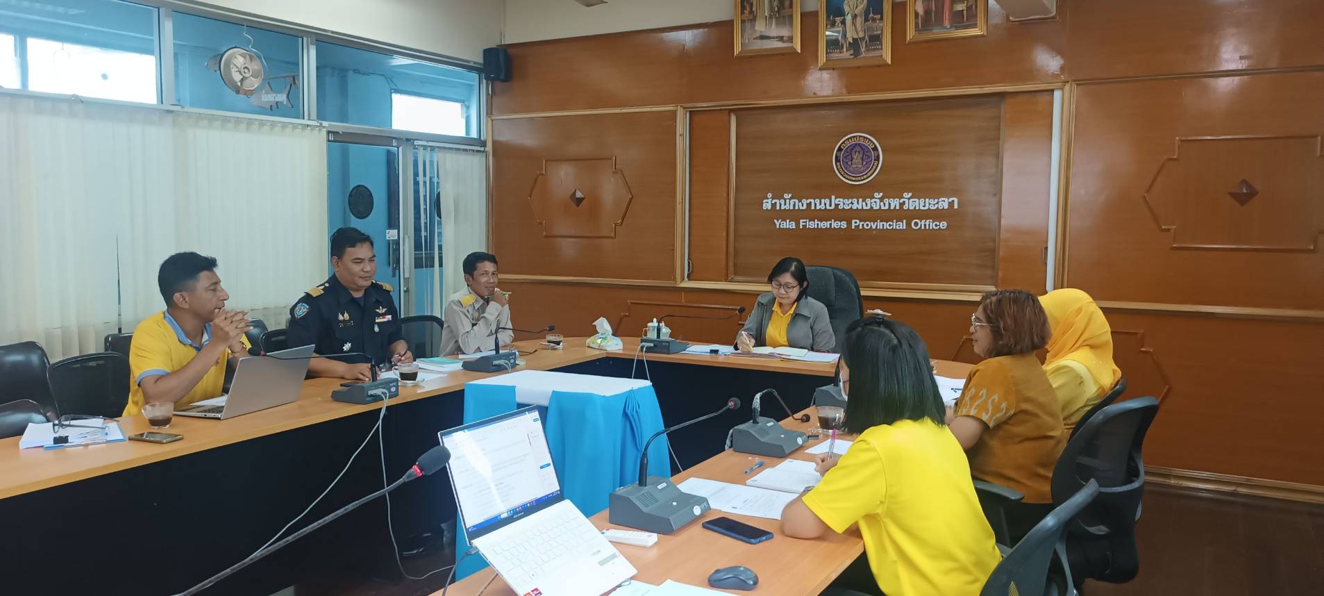 กิจกรรม เข้าร่วมประชุมคณะกรรมการขับเคลื่อนนโยบายของกรมประมง จังหวัดยะลา..คลิก
