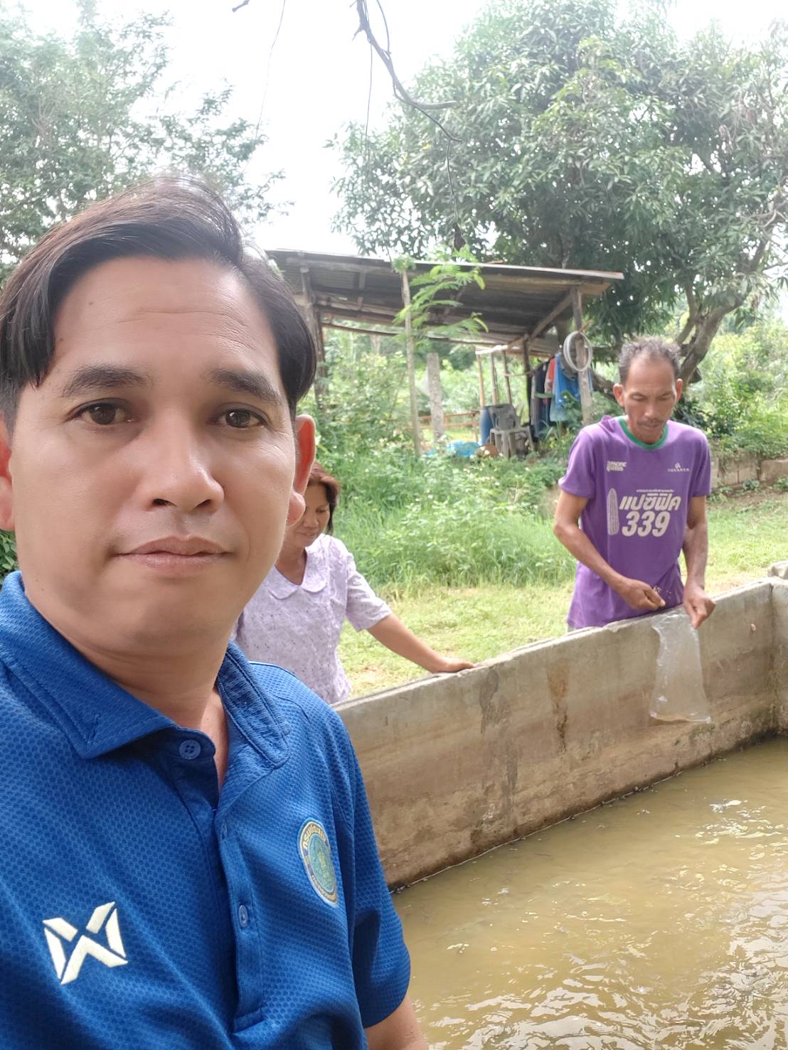 ลงพื้นที่ตรวจเยี่ยมให้คำแนะนำ และติดตามการใช้จ่ายเงินอุดหนุน ตามแผนขออนุมัติการดำเนินงานการจัดทำแปลงเรียนรู้ด้านการประมง ของศพก. หลัก อำเภอนาด้วง