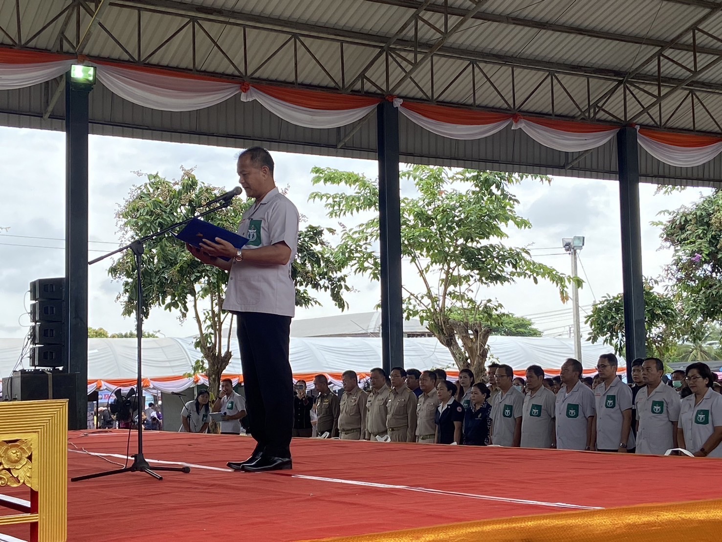 ร่วมออกหน่วยบริการจังหวัดเคลื่อนที่ “หน่วยบำบัดทุกข์ บำรุงสุข สร้างรอยยิ้มให้ประชาชน” จังหวัดร้อยเอ็ด ครั้งที่ 8..คลิก