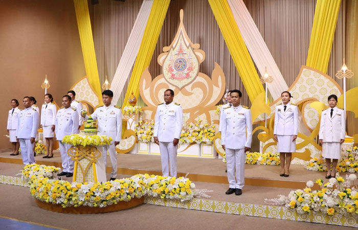 บันทึกเทปถวายพระพร เนื่องในโอกาสวันเฉลิมพระชนมพรรษา ณ สถานีวิทยุโทรทัศน์แห่งประเทศไทย จังหวัดจันทบุรี