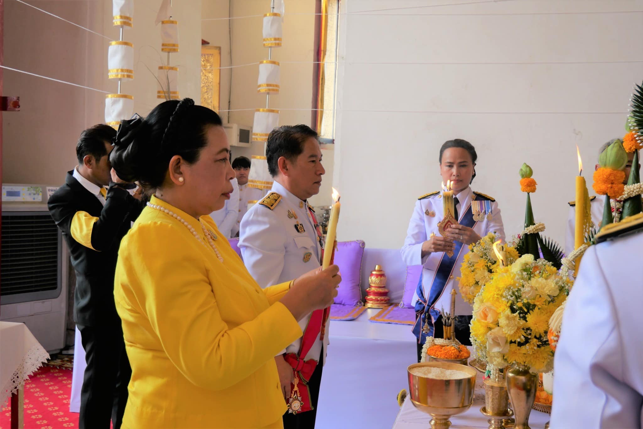 พิธีเวียนเทียนสมโภชน้ำพระพุทธมนต์ศักดิ์สิทธิ์ เนื่องในโอกาสมหามงคลเฉลิมพระชนมพรรษา 6 รอบ 28 กรกฎาคม 2567..คลิก