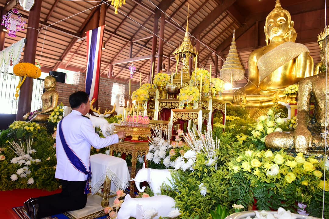 เข้าร่วมพิธีเวียนเทียนสมโภชน้ำพระพุุทธมนต์ศักดิ์สิทธิ์ เนื่องในโอกาสพระราชพิธีมหามงคลเฉลิมพระชนมพรรษา 6 รอบ 28 กรกฎาคม 2567