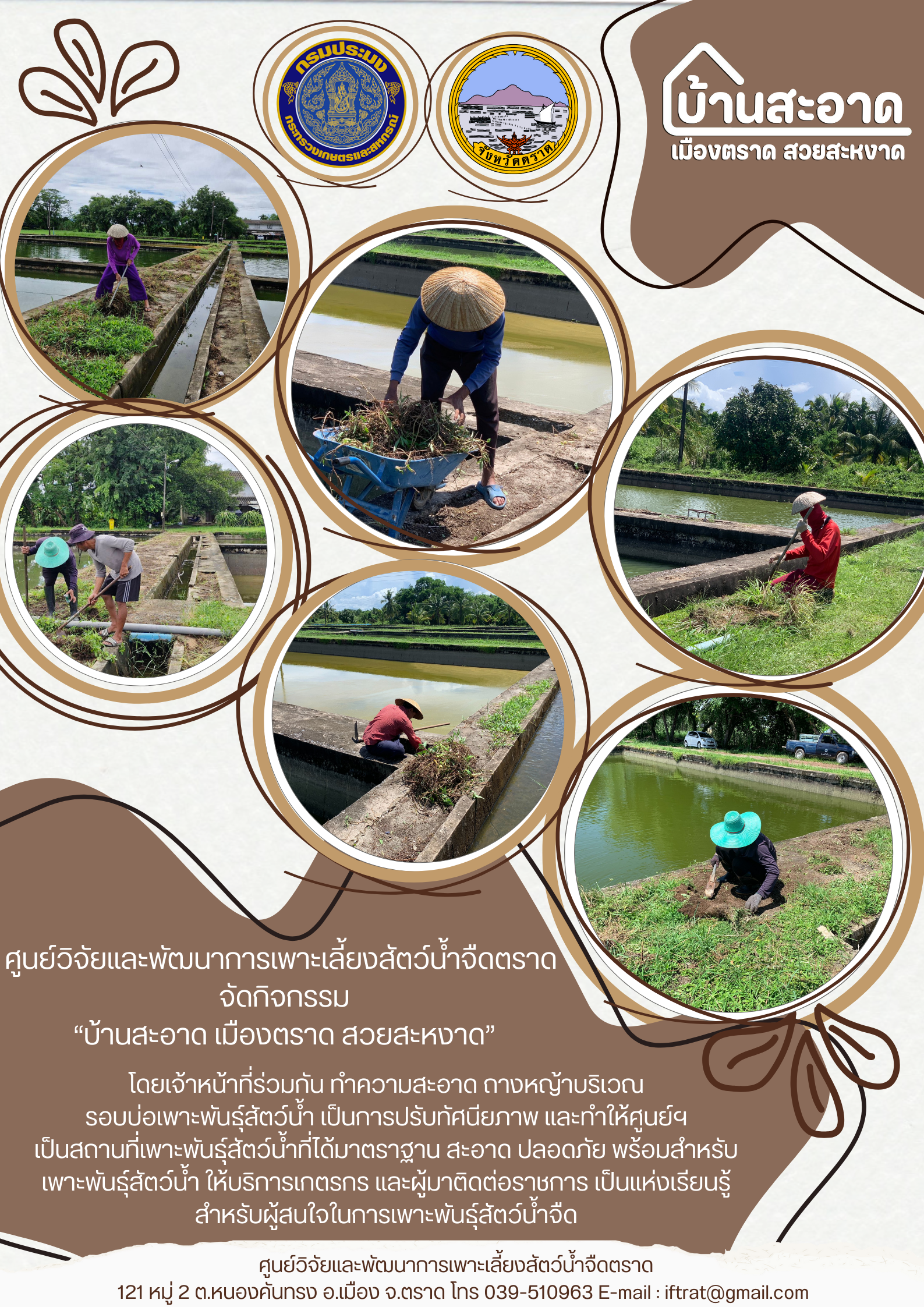 กิจกรรม บ้านสะอาด เมืองตราด สวยสะงาด