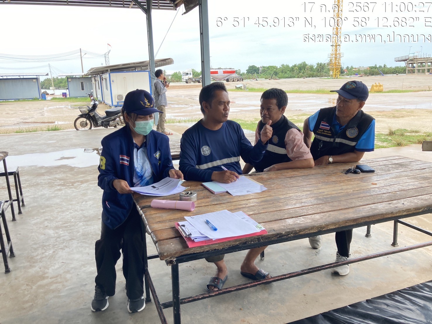 ตรวจประเมินท่าเทียบเรือประจำเดือนกรกฎาคม 2567