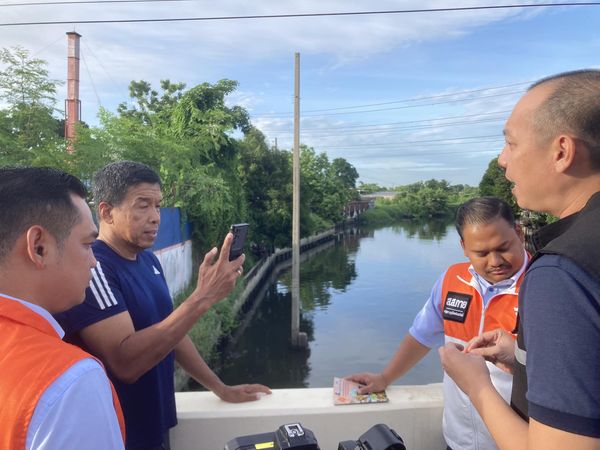 สำนักงานประมงพื้นที่กรุงเทพมหานครลงพื้นที่ติดตามสถานการณ์การระบาดของปลาหมอคางดำในพื้นที่เขตบางขุนเทียน กรุงเทพมหานคร