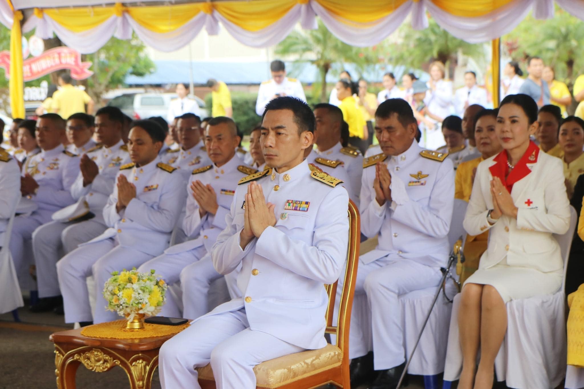 ร่วมพิธีทำบุญตักบาตรถวายพระราชกุศล พิธีถวายสัตย์ปฏิญาณเพื่อเป็นข้าราชการที่ดีและพลังของแผ่นดิน และพิธีถวายเครื่องราชสักการะและจุดเทียนชัยถวายพระพรชัยมงคลเนื่องในโอกาสพระราชพิธีมหามงคล เฉลิมพระชนมพรรษา 6 รอบ 28 กรกฎาคม 2567..คลิก