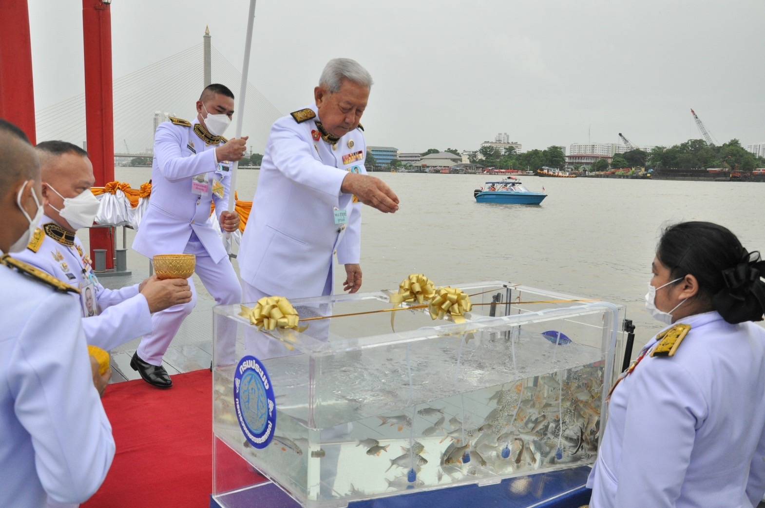 กิจกรรม : พิธีปล่อยพันธุ์สัตว์น้ำ เนื่องในโอกาสวันคล้ายวันเฉลิมพระชนมพรรษา พระบาทสมเด็จพระปรเมนทรรามาธิบดีศรีสุนทรมหาวชิราลงกรณ มหิศรภูมิพลราชวรางกูร กิติสิริสมบูรณอดุลยเดช สยามินทราธิเบศรราชวโรดม บรมนาถบพิตร พระวชิรเกล้าเจ้าอยู่หัว..คลิก
