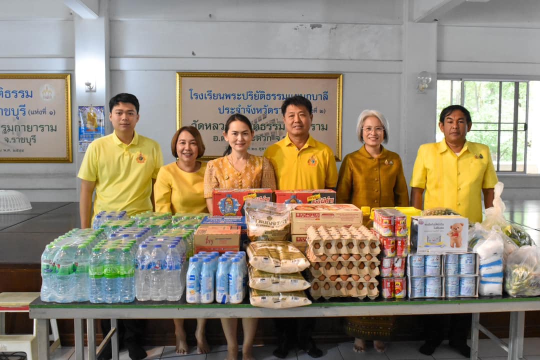 ร่วมเป็นเจ้าภาพถวายภัตราหารเพลประจำวัน โครงการบรรพชาอุสมบทหมู่ เฉลิมพระเกียรติ พระบาทสมเด็จพระปรเมนทรรามาธิบดีศรีสินทร มหาวชิราลงกรณ พระวชิรเกล้าเจ้าอยู่หัว เนื่องในโอกาสมหามงคลเฉลิมพระชนมพรรษาครบ 6 รอบ 28 กรกฎาคม 2567..คลิก