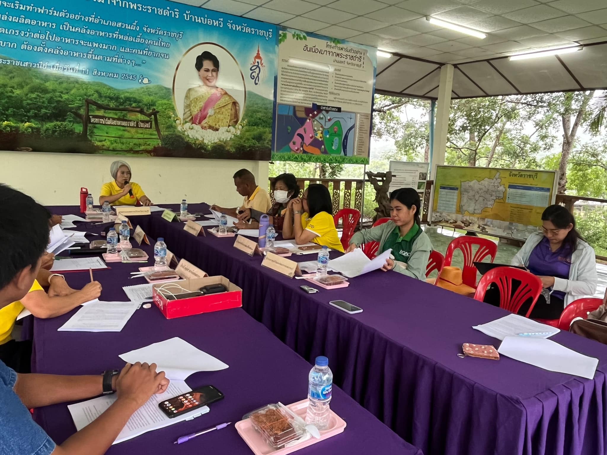 ร่วมประชุมการดำเนินงานโครงการฟาร์มตัวอย่างตามแนวพระราชดำริ บ้านบ่อหวี จังหวัดราชบุรี ครั้งที่ 2/2567