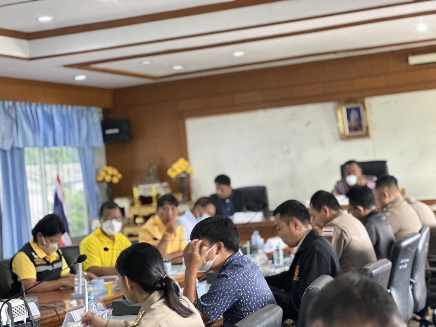 ประชุมคณะกรมการอำเภอ และคณะกรรมการรักษาความมั่นคงและความสงบเรียบร้อยฯ