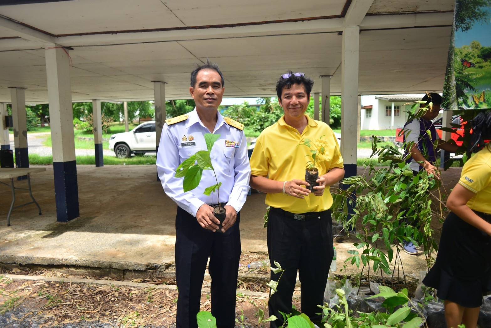 ปลูกต้นไม้เฉลิมพระเกียรติ เนื่องในโอกาสพระราชพิธี มหามงคลเฉลิมพระชนมพรรษา 6 รอบ 28 กรกฎาคม