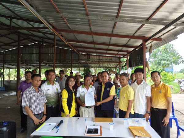 ลงพื้นที่เตรียมความพร้อมเกษตรกรที่จะเข้าร่วมโครงการระบบส่งเสริมเกษตรแบบแปลงใหญ่ (ปลาตะเพียนขาวนีโอเมล) ปีงบประมาณ 2568..คลิก