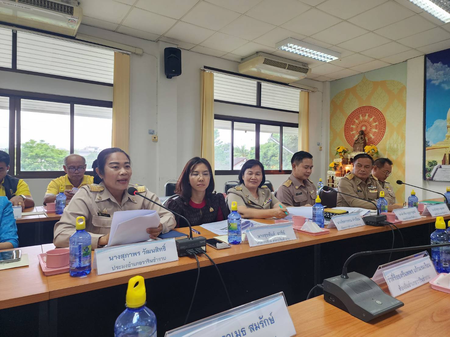 ประมงอำเภอวารินชำราบ ร่วมประชุมหัวหน้าส่วนราชการ  กำนัน ผู้ใหญ่บ้าน ประจำเดือนพฤษภาคม 2567  อำเภอวารินชำราบ จังหวัดอุบลราชธานี..คลิก