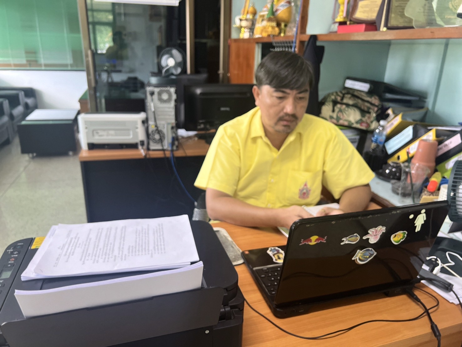 เข้าร่วมประชุมการสำรวจความชุกชุมปลาหมอคางดำและการเยียวยาผู้ได้รับผลกระทบ..คลิก