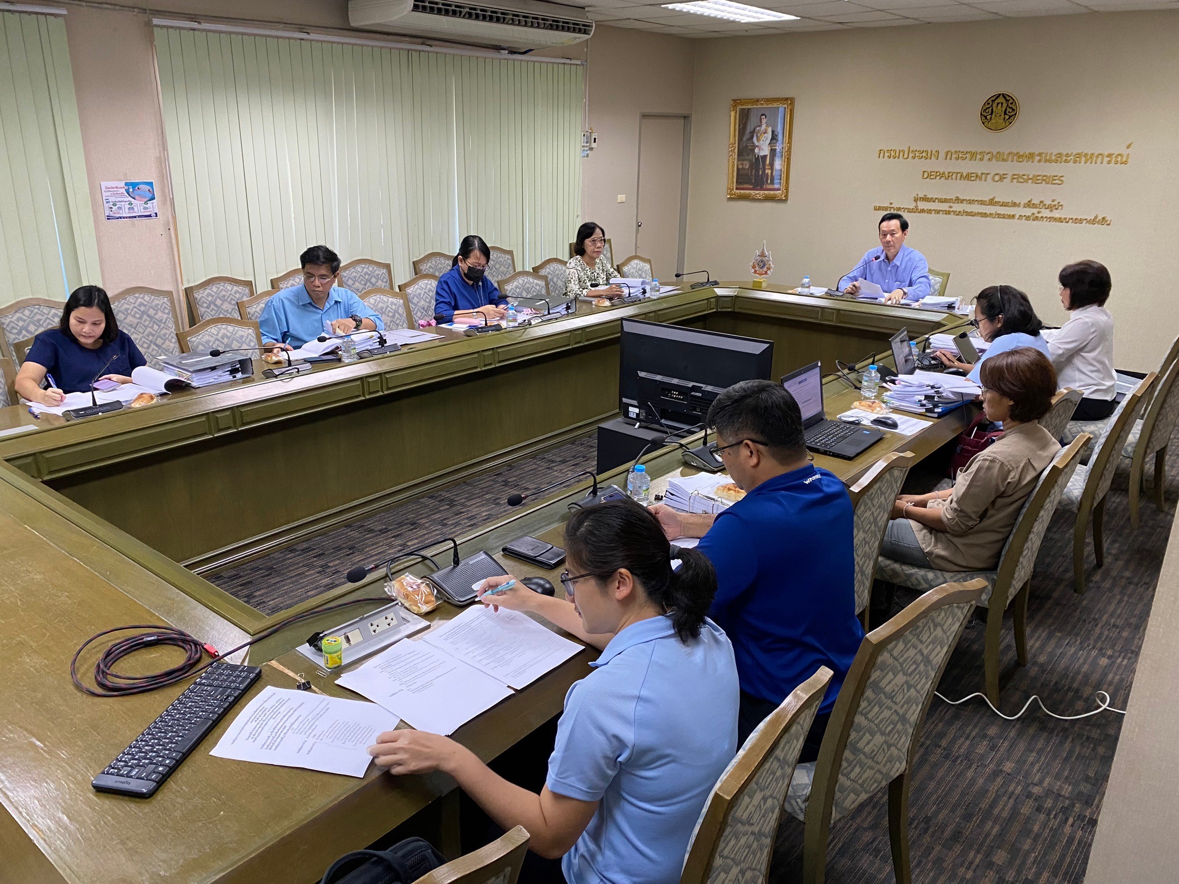 กวอ. ประชุมคณะทำงานเพื่อพิจารณาการขึ้นทะเบียนวัตถุอันตรายทางการประมง  ครั้งที่ 20 (4/2567)  