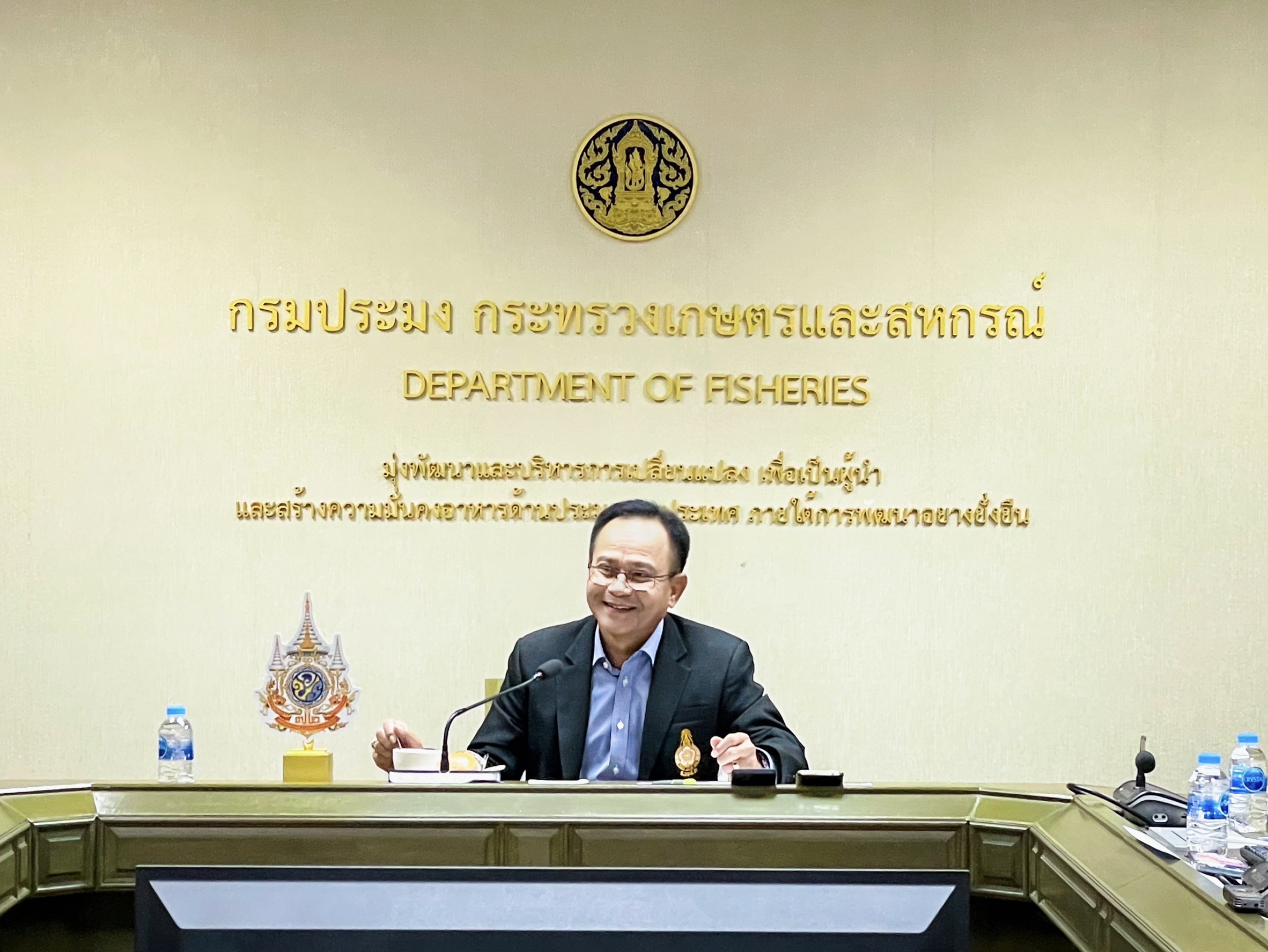 วันที่ 15 สิงหาคม 2567 เวลา 13.30 น. นายศุภกิตติ์ ใสกระจ่าง เลขานุการกรม เป็นประธานในการประชุมหารือหัวหน้ากลุ่ม/ฝ่ายของสำนักงานเลขานุการกรม ครั้งที่ 6/2567..คลิก