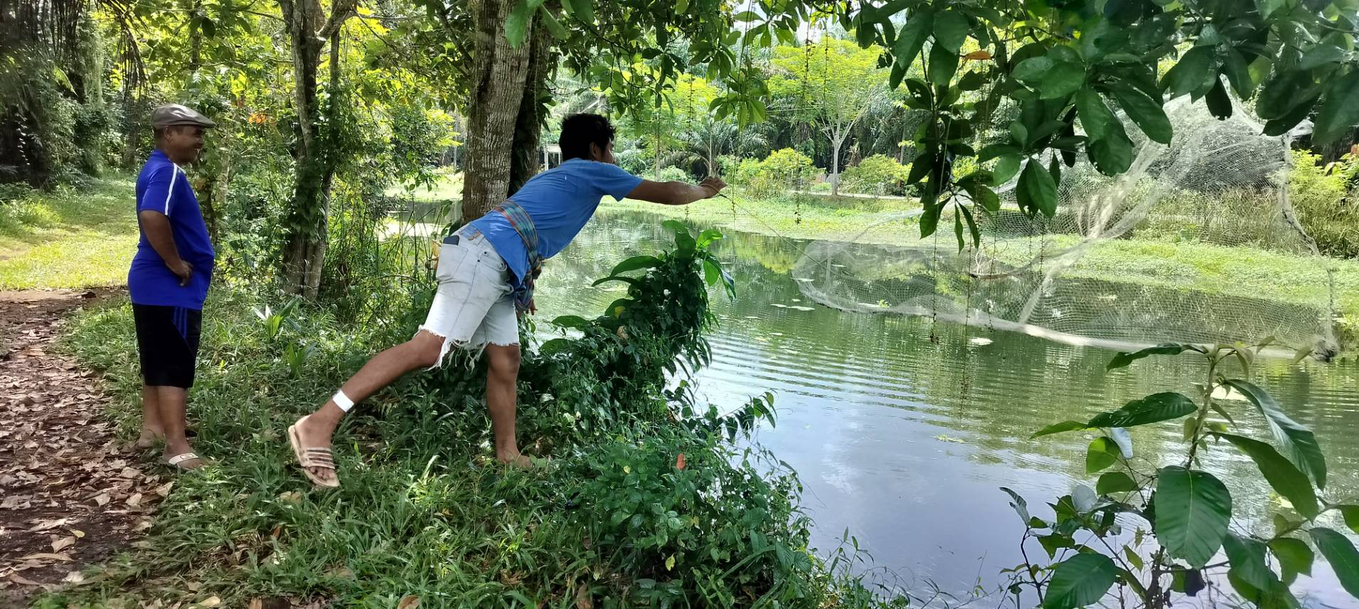 ประมงอำเภอป่าบอน สำรวจ ตรวจเยี่ยมและสอบถามชาวบ้าน บริเวณแหล่งน้ำ ห้วยแม่ลอน พื้นที่หมู่ที่ 9 ตำบลป่าบอน อำเภอป่าบอน  จังหวัดพัทลุง กับสถานการณ์ปลาหมอคางดำในพื้นที่  ผลปรากฏไม่มีผู้พบเห็นปลาหมอคางดำในบริเวณดังกล่าว..คลิก
