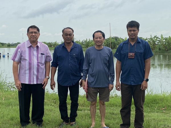 สำนักงานประมงพื้นที่กรุงเทพมหานคร ลงพื้นที่ติดตามเกษตรกรที่ผ่านการประเมินตามมาตรฐานการปฏิบัติทางการเพาะเลี้ยวสัตว์น้ำที่ดีสำหรับการผลิตสัตว์น้ำ (จี เอ พี)