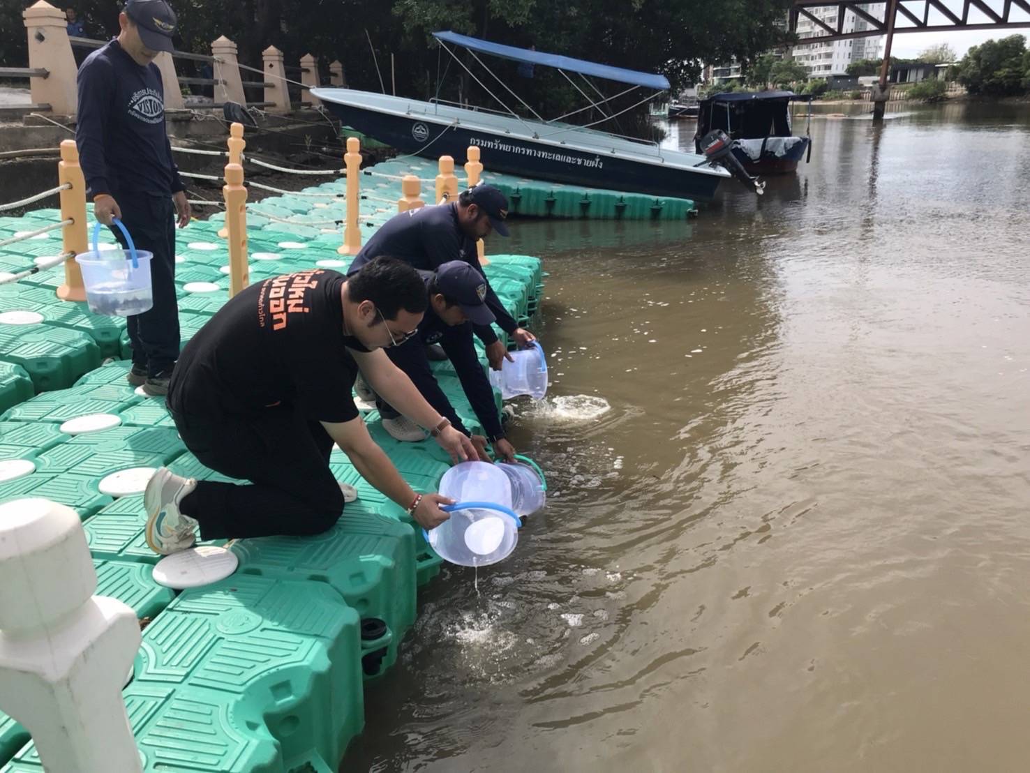 ร่วมกิจกรรม ลงแขกลงคลองกำจัดปลาหมอคางดำและปล่อยปลาผู้ล่าจังหวัดระยอง..คลิก