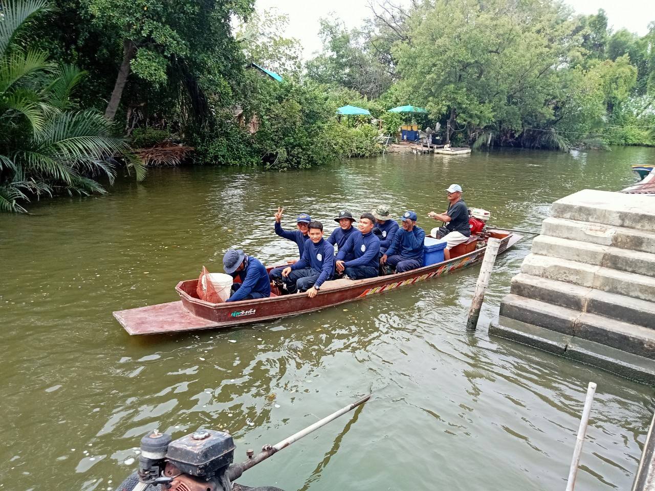 ร่วมกับสำนักงานประมงพื้นที่กรุงเทพมหานคร เข้าร่วมกิจกรรม