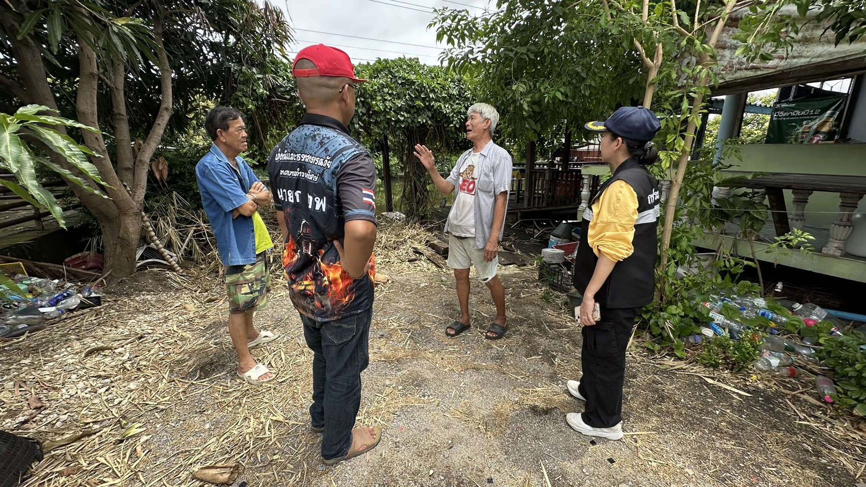 (อ.บางใหญ่) สำรวจการแพร่กระจายของปลาหมอคางดำ..คลิก