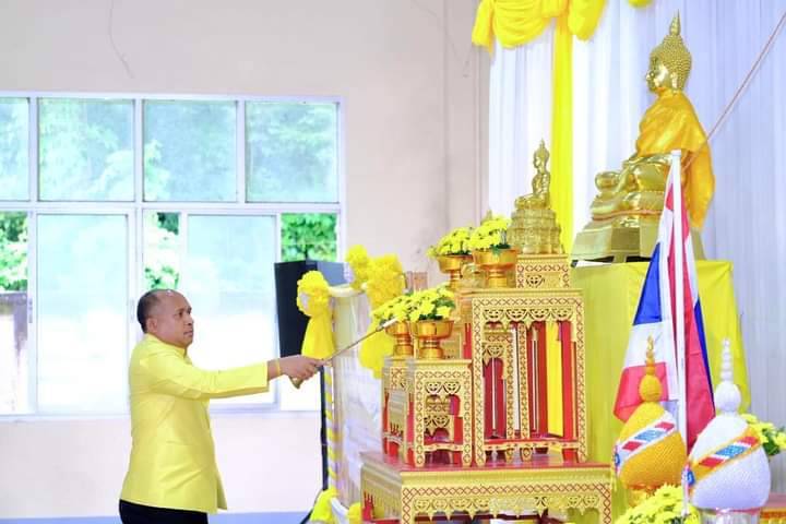 ประมงอำเภอเขาชัยสน เข้าร่วมพิธีเจริญพระพุทธมนต์   เฉลิมพระเกียรติถวายพระพรชัยมงคลแด่พระบาทสมเด็จพระเจ้าอยู่หัว  เนื่องในโอกาสมหามงคลเฉลิมพระชนมพรรษา  6 รอบ 28 กรกฎาคม 2567 จังหวัดพัทลุง..คลิก