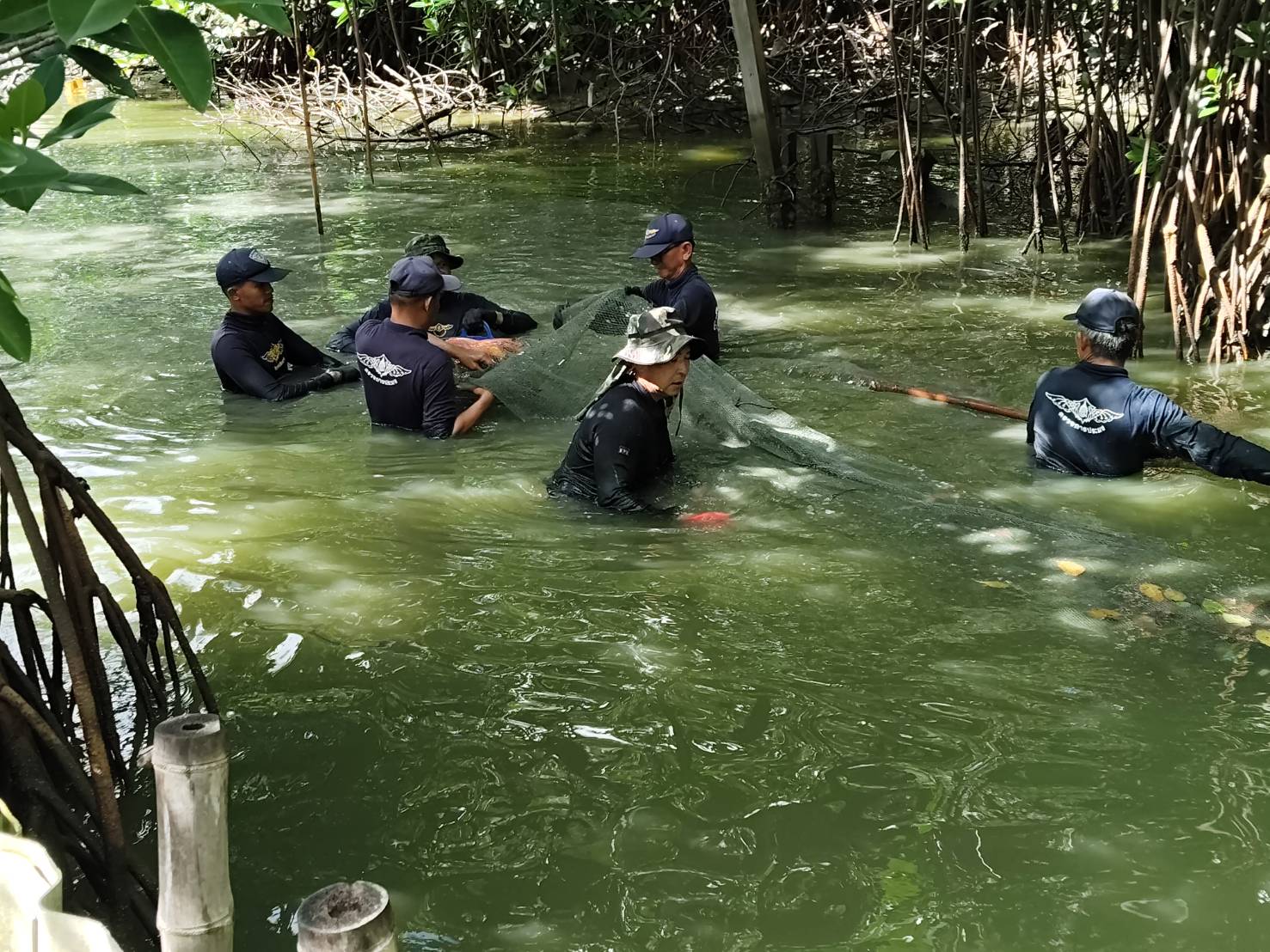 ร่วมกับสำนักงานประมงพื้นที่กรุงเทพมหานคร เข้าร่วมกิจกรรม