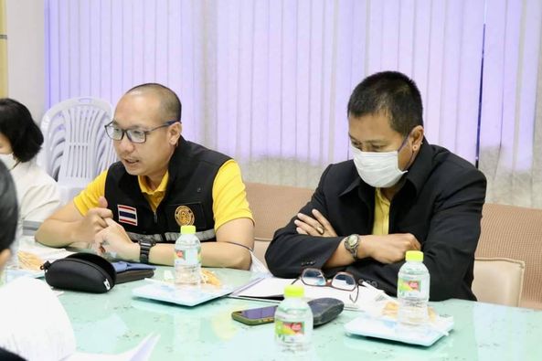 สำนักงานประมงพื้นที่กรุงเทพมหานคร ประชุมหารือเตรียมการกำจัดปลาหมอคางดำในบึงมักกะสัน เขตราชเทวี กรุงเทพมหานคร