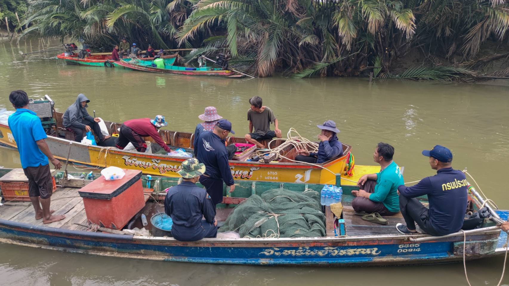 ร่วมกับสำนักงานประมงจังหวัดสมุทรปราการฯ ตามโครงการป้องกันการแพร่ระบาดของปลาหมอคางดำในพื้นที่ 16 จังหวัด..คลิก