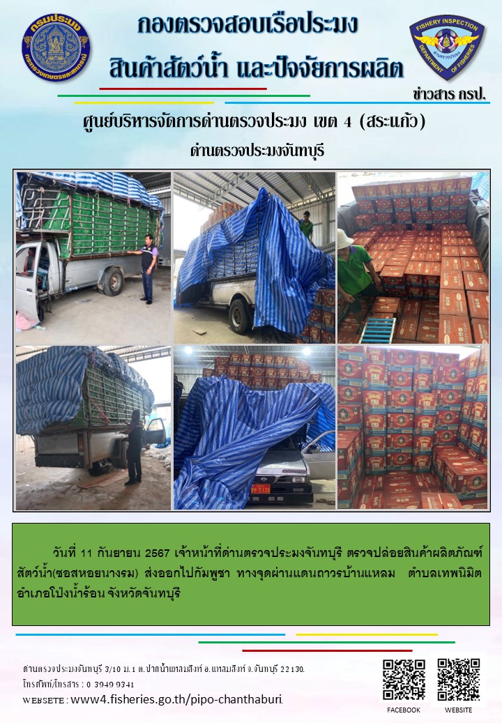 รายงานการปฏิบัติงานประจำวันที่ 11 กันยายน 2567